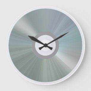 Horloge ronde CD/DVD