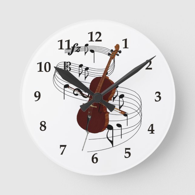 Horloge Ronde Cello (Recto)