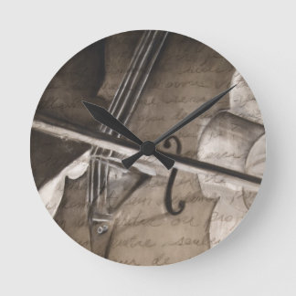 Horloge Ronde Cello Wall Clock