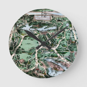 HORLOGE RONDE CENTRAL PARK, 1860