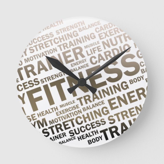 Horloge Ronde Centre de fitness/horloge murale personnelle (Recto)