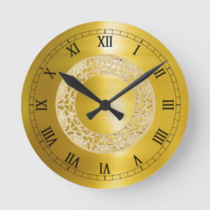 Horloge Ronde Cercle d'or