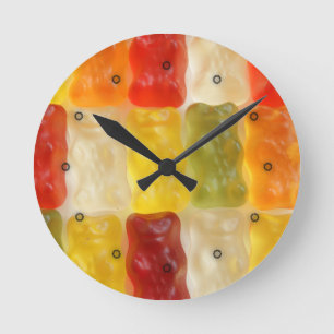 Horloge Ronde c'est 3 ours mielleux d'heure