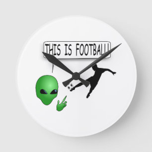 Horloge Ronde C'Est Du Football