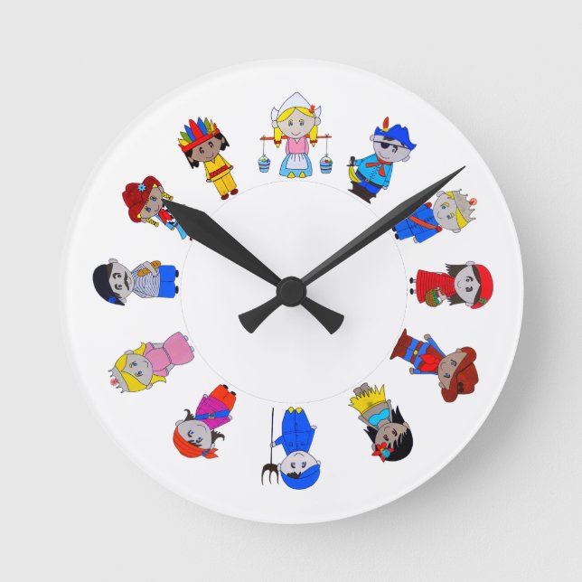 Horloge Ronde C'est un petit monde (Recto)
