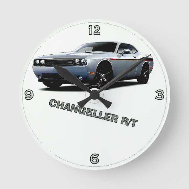 HORLOGE RONDE CHALLENGER DE DODGE R/T (Recto)