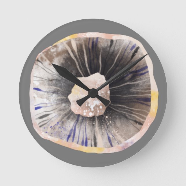 Horloge Ronde Champagne amusant (Recto)