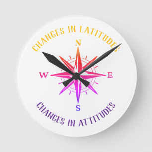 Horloge Ronde Changements dans les latitudes, Changements dans l