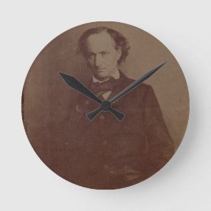 Horloge Ronde Charles Baudelaire (1820-1867), poète français,