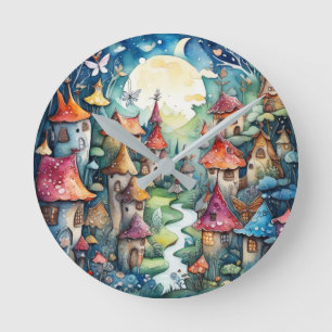 Horloge Ronde Château magique Fairyland