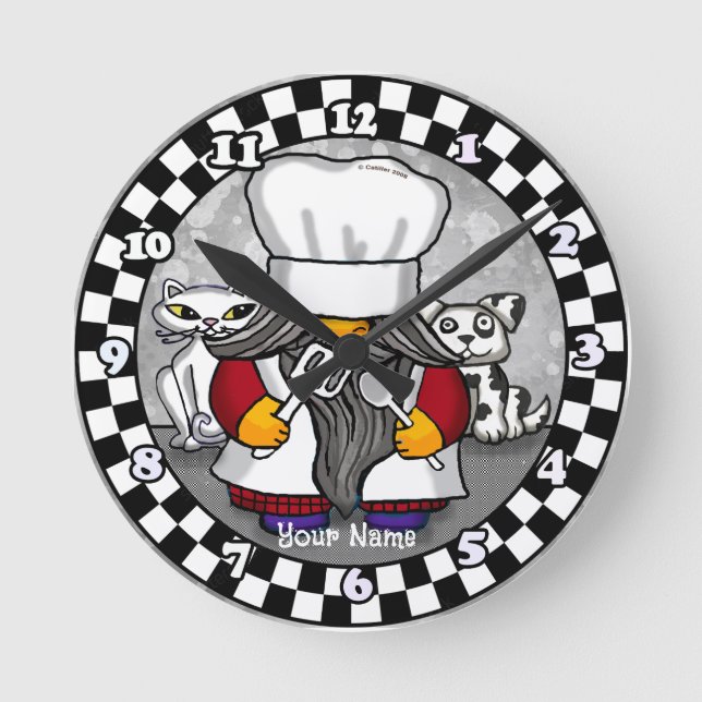 Horloge Ronde Chef gnome  (Recto)