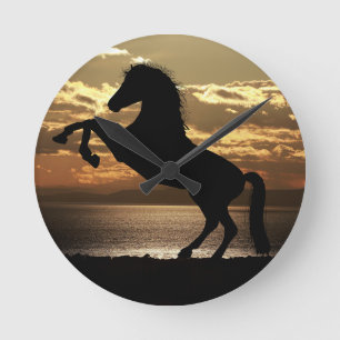Horloge Ronde cheval