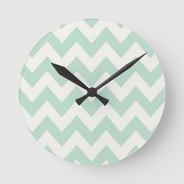 Horloge Ronde Chevron Clock (Recto)