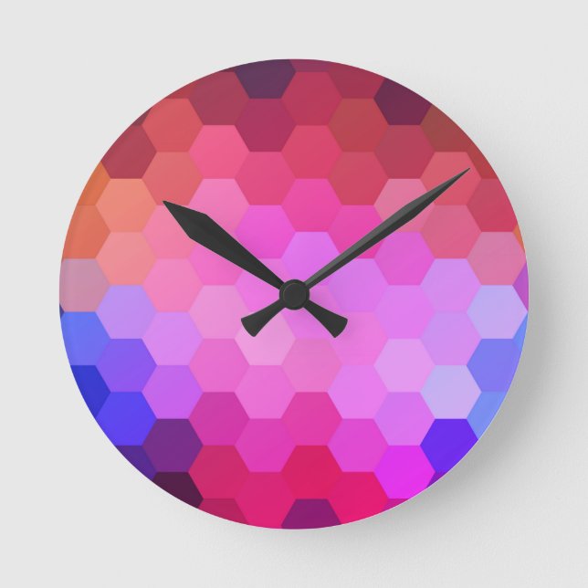 Horloge Ronde Chevron Pattern (Recto)