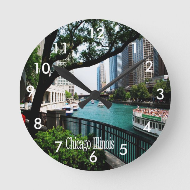 Horloge Ronde Chicago Illinois (Recto)