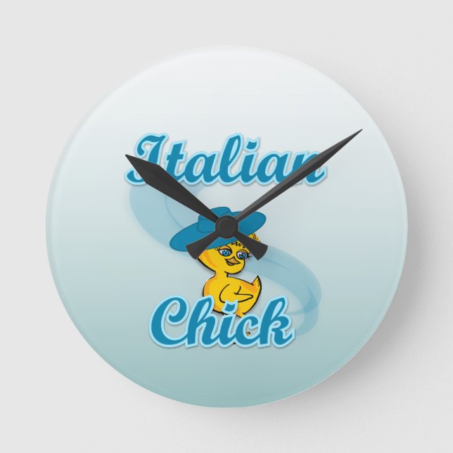 Horloge Ronde Chick italien #3 (Recto)