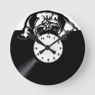 Horloge Ronde Chien