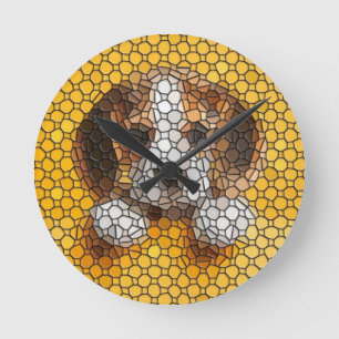 Horloge Ronde Chien, Beagle, animal de compagnie
