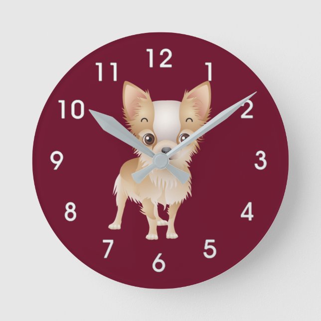 Horloge Ronde chihuahua (Recto)
