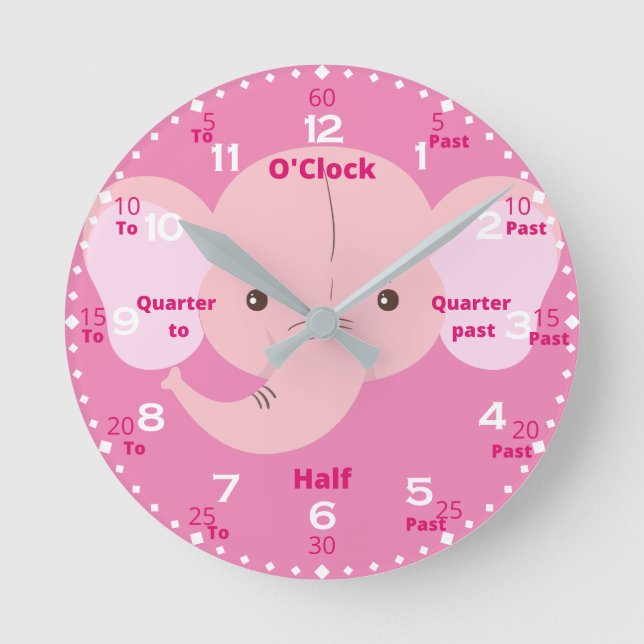 Horloge Ronde Children Time Learning (Recto)