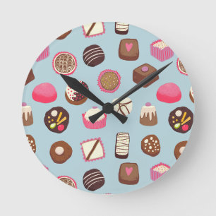 Horloge Ronde Chocolat confiserie
