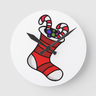 Horloge Ronde Christmas stocking
