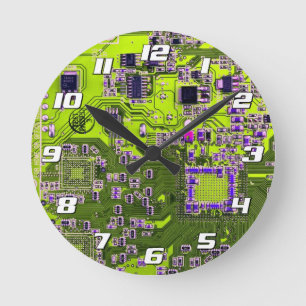 Horloge Ronde Circuit imprimé circuit imprimé circuit imprimé ca