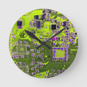 Horloge Ronde Circuit imprimé circuit imprimé circuit imprimé ca