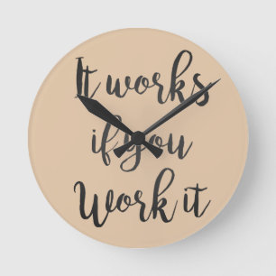 Horloge Ronde Citation de récupération en 12 étapes Sobriety 