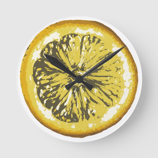 Horloge Ronde Citron (Recto)