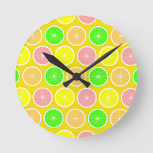Horloge Ronde Citrus