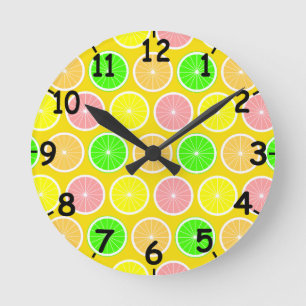 Horloge Ronde Citrus
