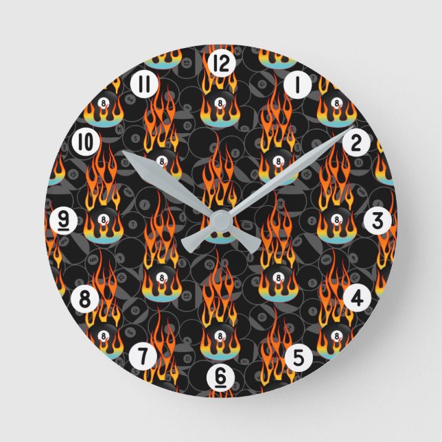 Horloge Ronde Classic à huit balles (Recto)