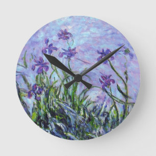 Horloge Ronde Claude Monet Iris