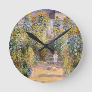 Horloge Ronde Claude Monet le jardin de l'artiste chez Vétheuil,