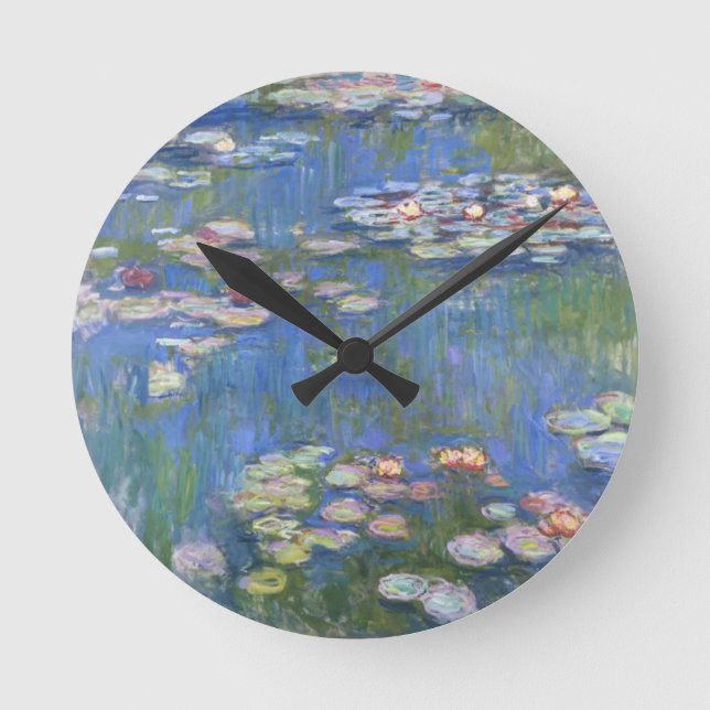 Horloge Ronde Claude Monet // Nappes d'eau (Recto)