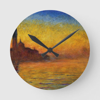 Horloge Ronde Claude Monet // Twilight de Venise