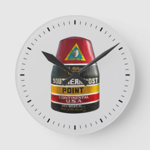 Horloge Ronde Clé point le plus au sud Ouest