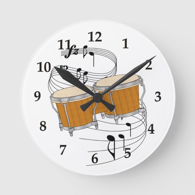 Horloge Ronde Clock Bongo (Recto)