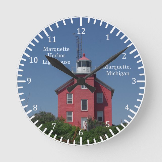 Horloge Ronde Clock de Marquette Harbor (Recto)