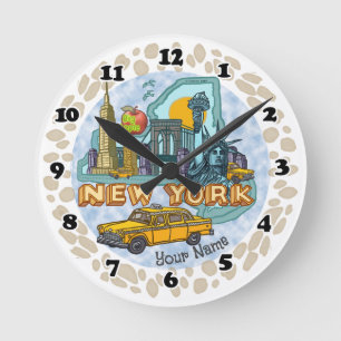 Horloge Ronde Clock de New York
