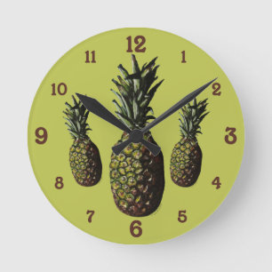 Horloge Ronde Clock de Pineapple
