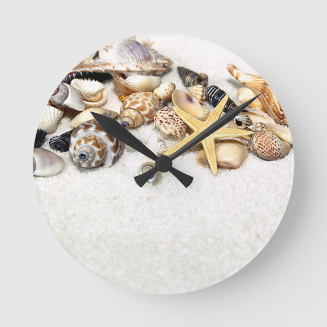 Horloge Ronde Clock de Seashell (Recto)