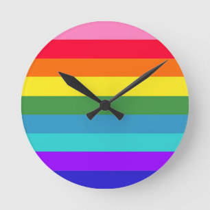 Horloge Ronde Clock de Stripes