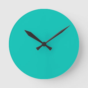 Horloge Ronde Clock de Turquoise