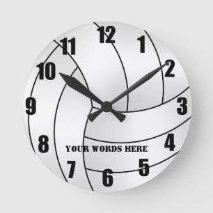 Horloge Ronde Clock de volley-ball