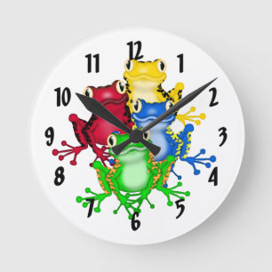 Horloge Ronde Clock de Wall Frog
