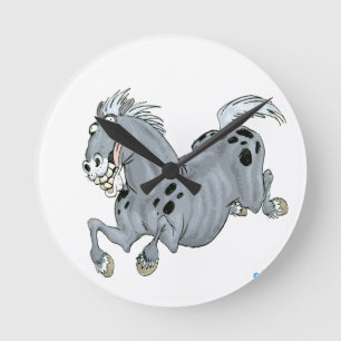 Horloge Ronde Clock de Wall Horse