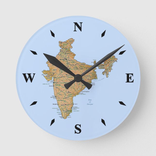 Horloge Ronde Clock d'India (Recto)