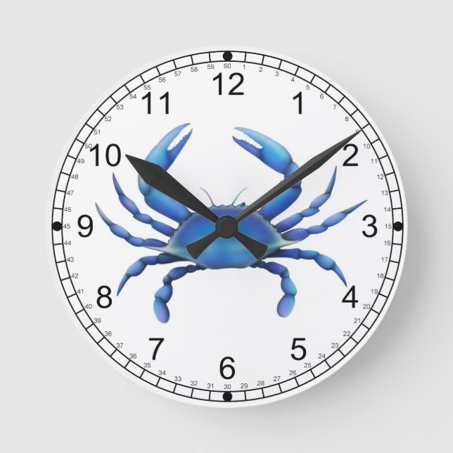 Horloge Ronde Clock du Mur du Crab (Recto)